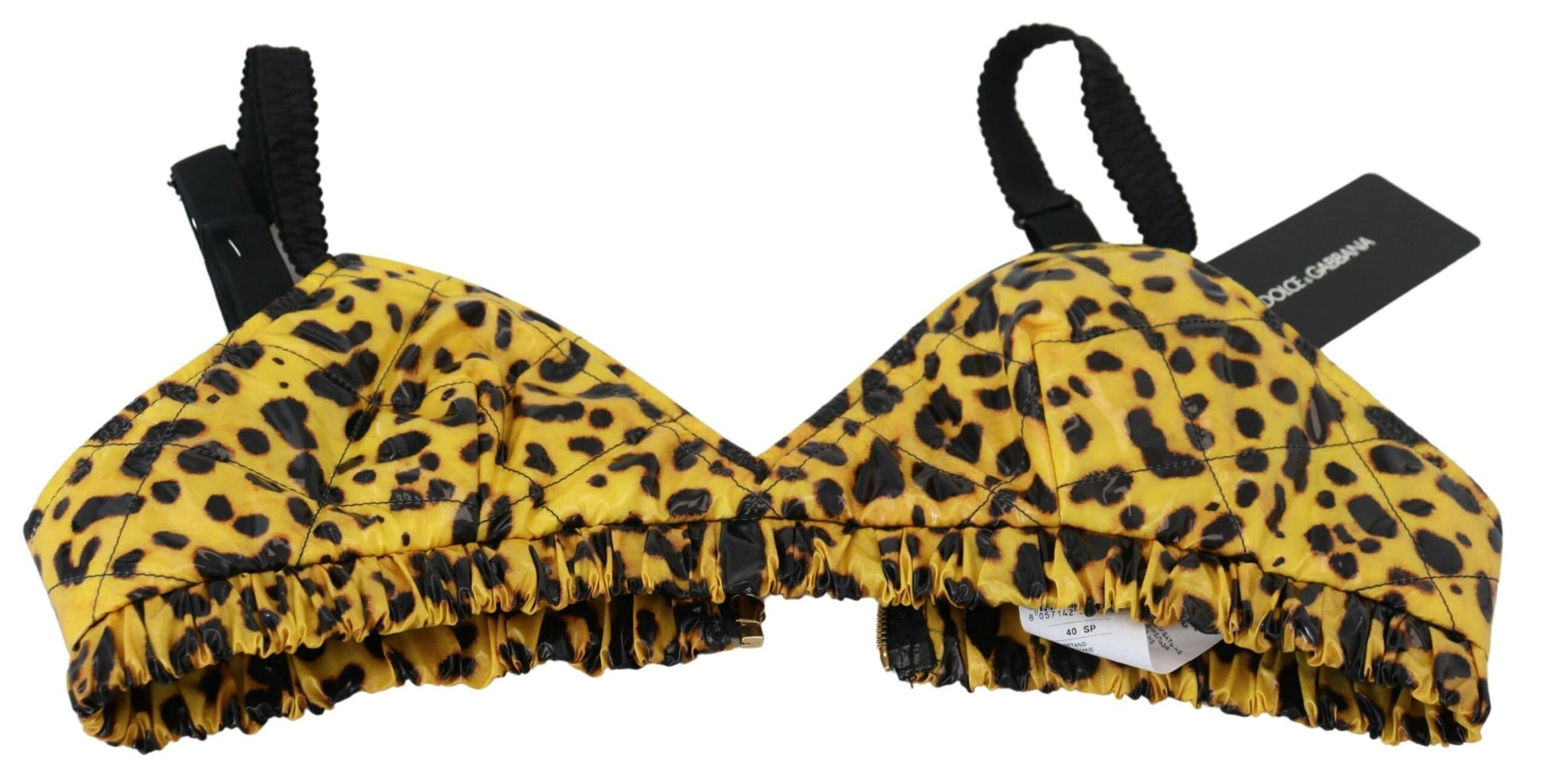 Dolce & Gabbana Chic Leopard Print Sleeveless Corset Top - IT40|S