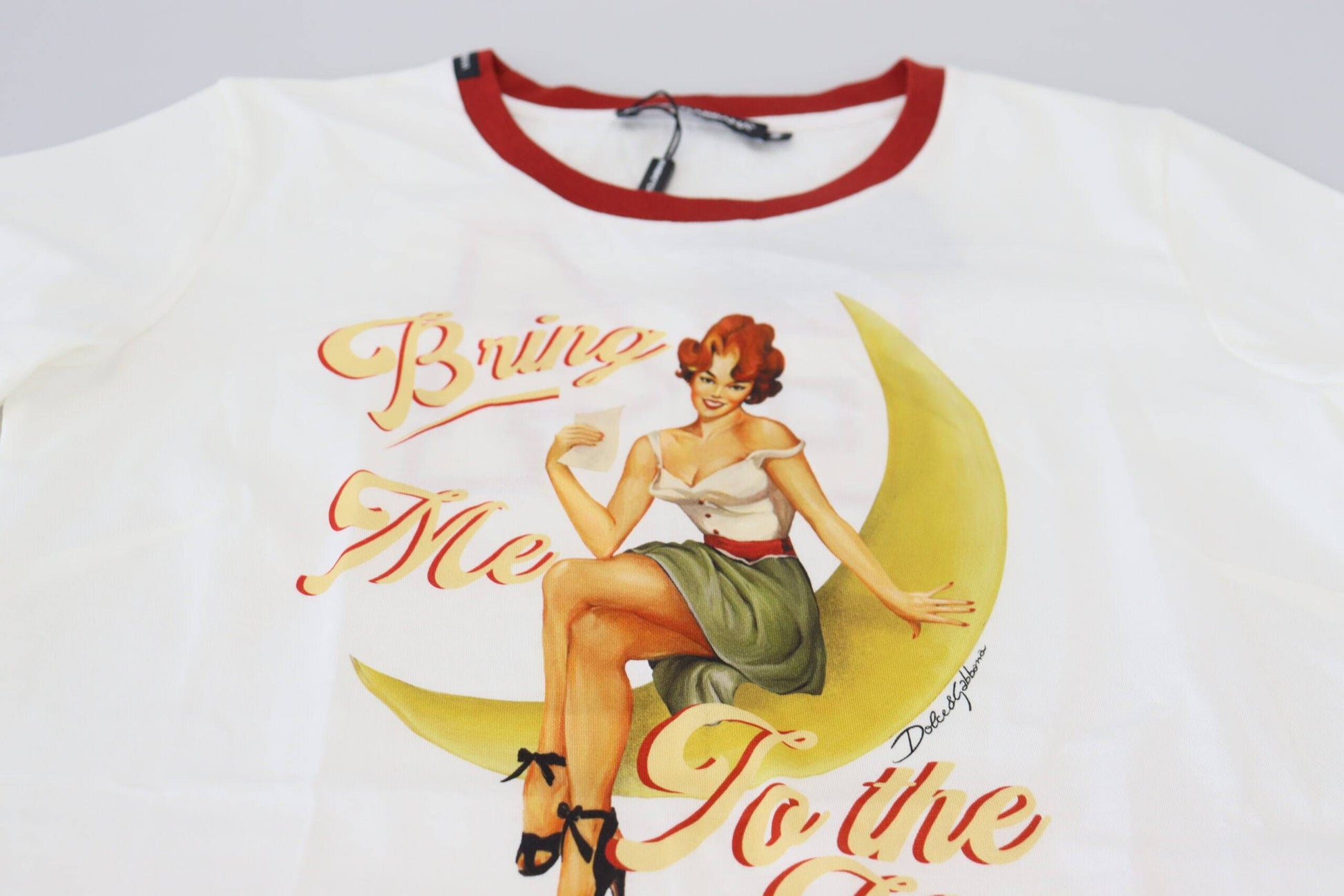 Dolce & Gabbana Elegant White Cotton Casual Top - IT40|S