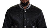 Dolce & Gabbana Sleek Black Bomber Jacket