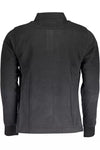 La Martina Elegant Long Sleeve Black Polo Shirt