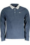 La Martina Elegant Blue Long-Sleeved Polo