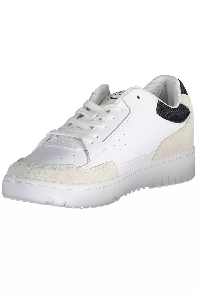 Tommy Hilfiger White Leather Men Sneaker