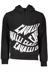 Cavalli Class Black Cotton Men Sweater