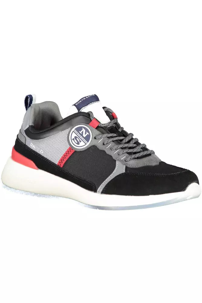 North Sails Black Synthetic Men Sneaker