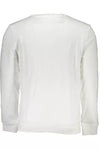 Guess Jeans Sleek White Crewneck Sweatshirt