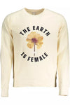 Gant Chic Beige Cotton Sweatshirt with Logo Print