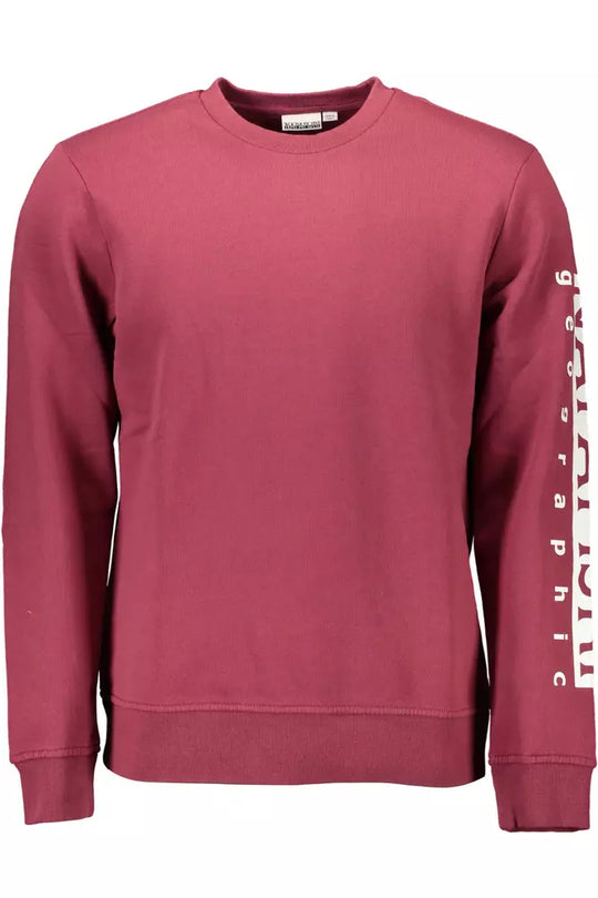 Napapijri Red Cotton Men Sweater - XXL