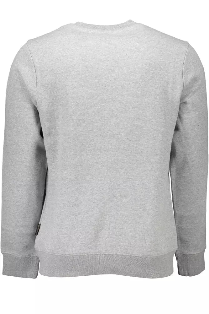 Napapijri Gray Cotton Men Sweater - XXL