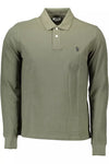 U.S. POLO ASSN. Elegant Green Long-Sleeved Polo Shirt