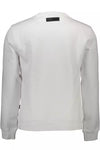 Plein Sport Sleek White Graphic Sweatshirt for Men