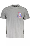 Plein Sport Gray Cotton Men T-Shirt