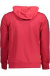 Cavalli Class Chic Pink Hooded Sweatshirt with Contrasting Details