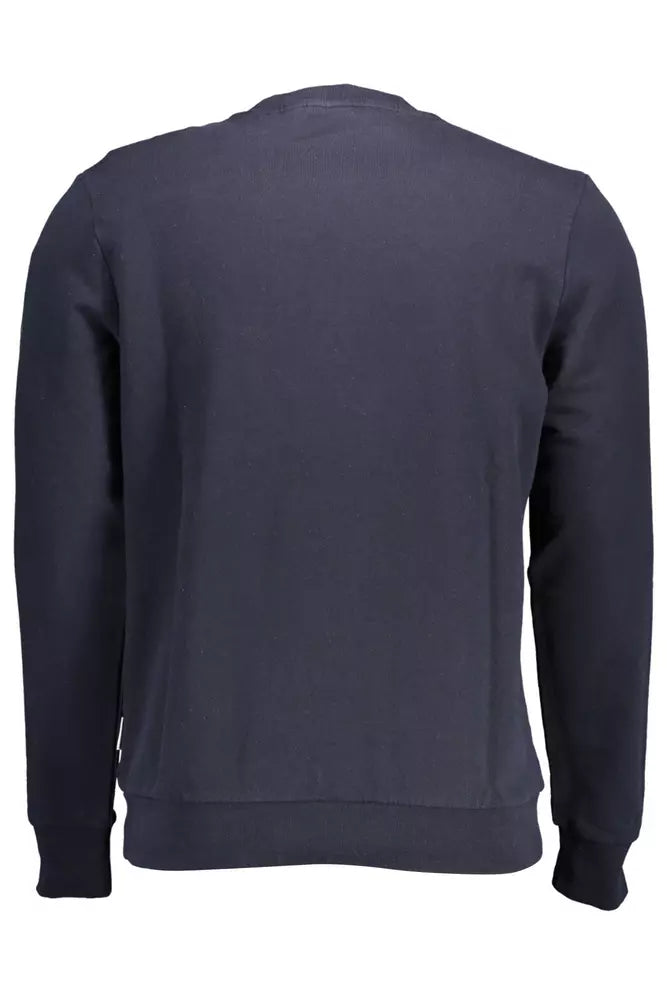 Napapijri Blue Cotton Men Sweater - ACCEXO