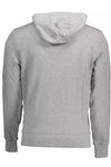 North Sails Chic Gray Hooded Cotton Sweatshirt