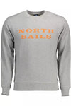 North Sails Gray Cotton Men Sweater