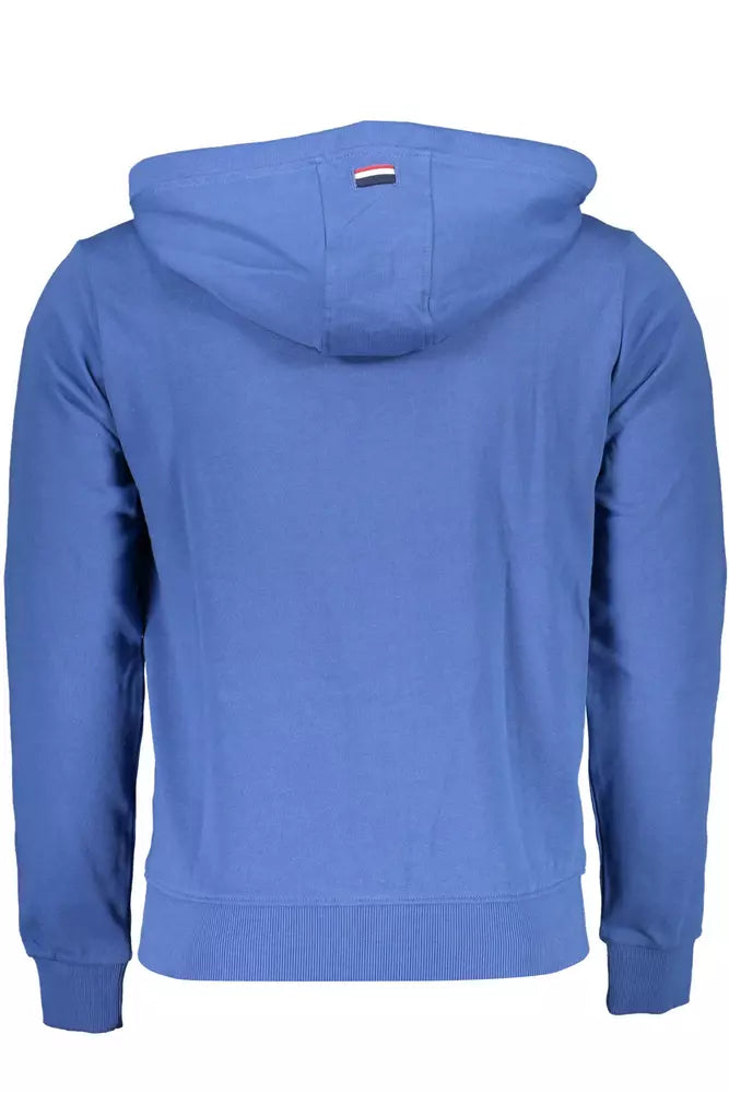 U.S. POLO ASSN. Blue Cotton Men Sweater