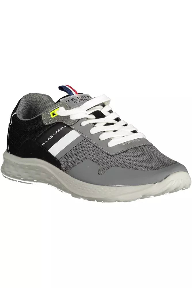 U.S. POLO ASSN. Gray Polyester Men Sneaker