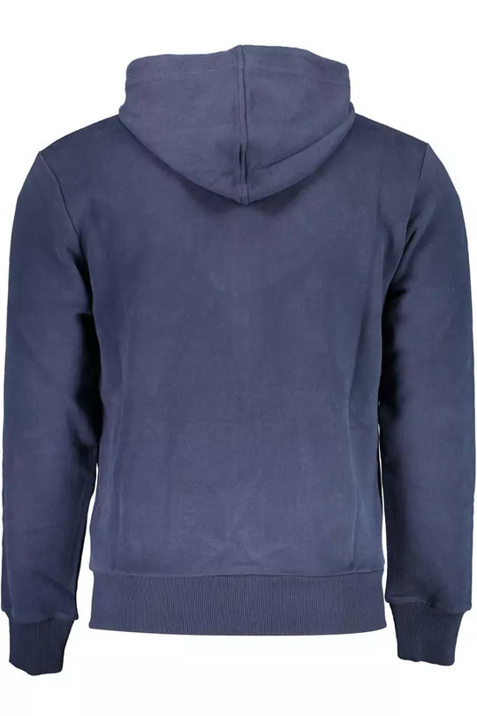 La Martina Blue Cotton Men Sweater - ACCEXO