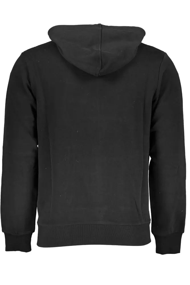 La Martina Black Cotton Men Sweater - ACCEXO