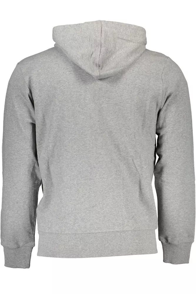 La Martina Gray Cotton Men Sweater - ACCEXO