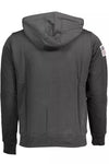 U.S. POLO ASSN. Elegant Black Cotton Zip Sweater