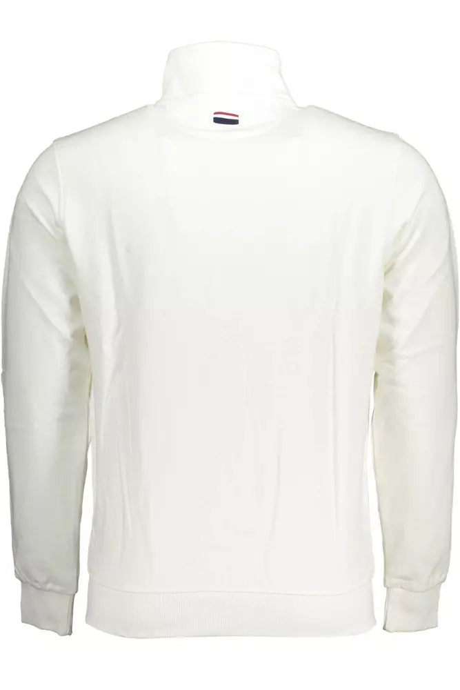 U.S. POLO ASSN. White Cotton Men Sweater