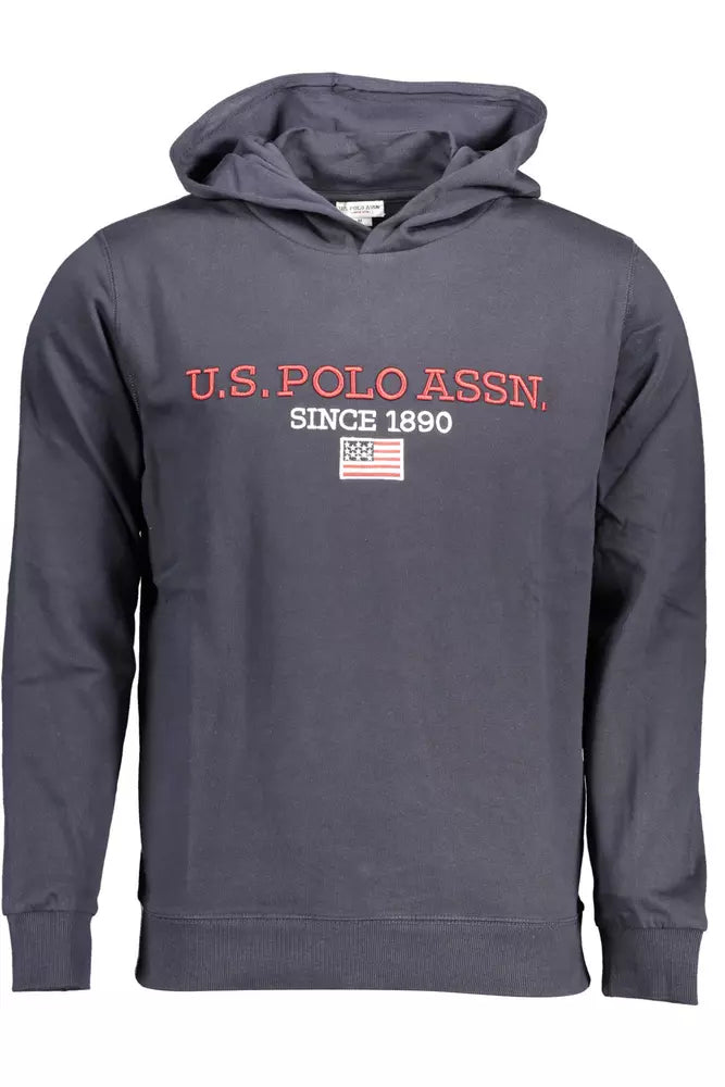 U.S. POLO ASSN. Blue Cotton Men Sweater - ACCEXO
