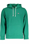 Levi's Green Cotton Hooded Sweatshirt with Logo