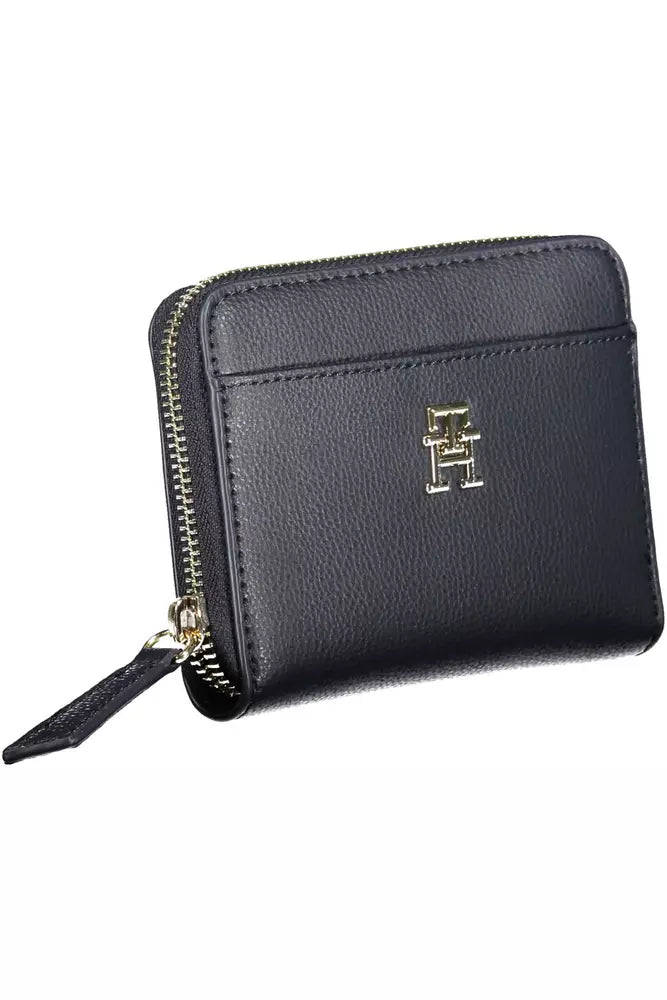 Tommy Hilfiger Blue Polyester Women Wallet