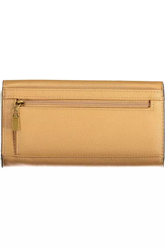 Guess Jeans Beige Polyethylene Women Wallet