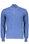 North Sails Elegant Long-Sleeved Half-Zip Blue Sweater