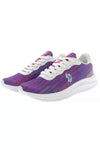 U.S. POLO ASSN. Elegant Purple Lace-up Sneakers