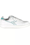 Diadora Chic White Lace-up Sneakers with Contrasting Accents