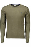 U.S. POLO ASSN. Elegant Green Sweater with Embroidered Logo