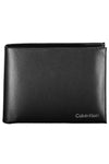 Calvin Klein Sleek Black Leather Wallet with Coin Purse