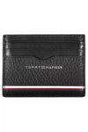 Tommy Hilfiger Sleek Leather Card Holder with Contrast Detail