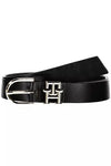 Tommy Hilfiger Black Leather Women Belt