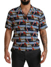 Dolce & Gabbana Elegant Multicolor Silk Casual Shirt