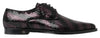 Dolce & Gabbana Elegant Sequin Embellished Derby Shoes