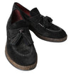 Dolce & Gabbana Elegant Black Suede Espadrilles Sneakers