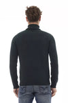 Alpha Studio Green Wool Men Sweater