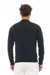 Alpha Studio Green Wool Men Sweater