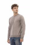 Alpha Studio Beige Viscose Men Sweater