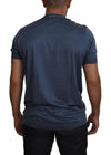 Dolce & Gabbana Elegant Silk Crewneck Blue Tee