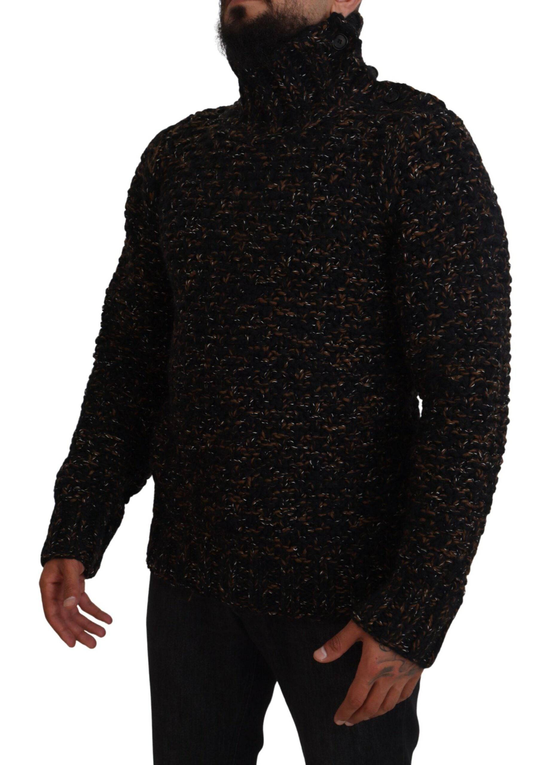 Dolce & Gabbana Elegant Turtleneck Sweater in Luxurious Wool Blend - ACCEXO
