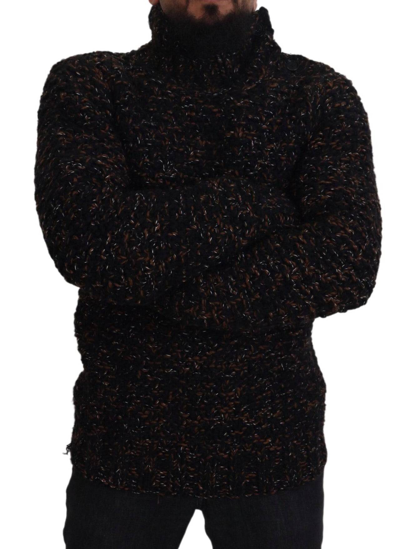 Dolce & Gabbana Elegant Turtleneck Sweater in Luxurious Wool Blend - ACCEXO