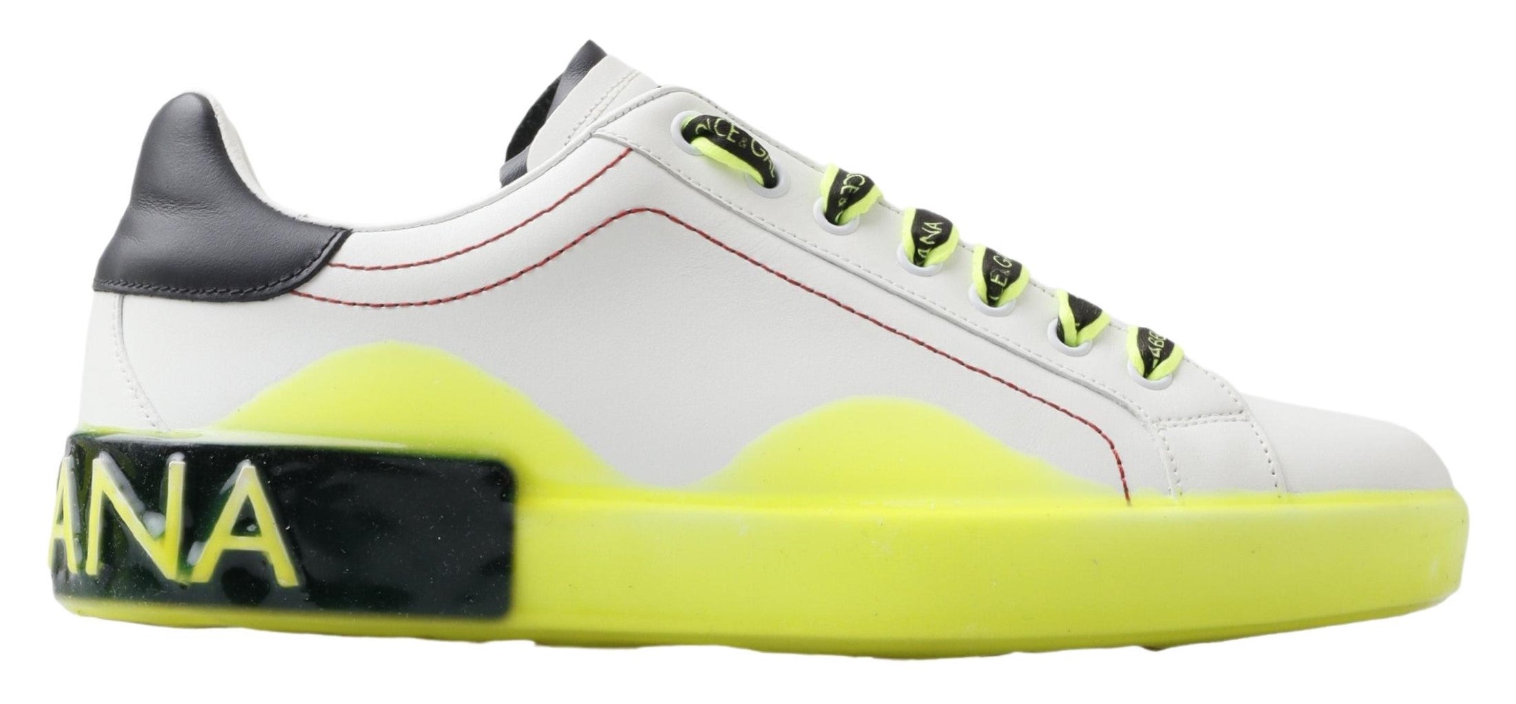 Dolce & Gabbana Sleek Portofino Low Top Leather Sneakers - ACCEXO