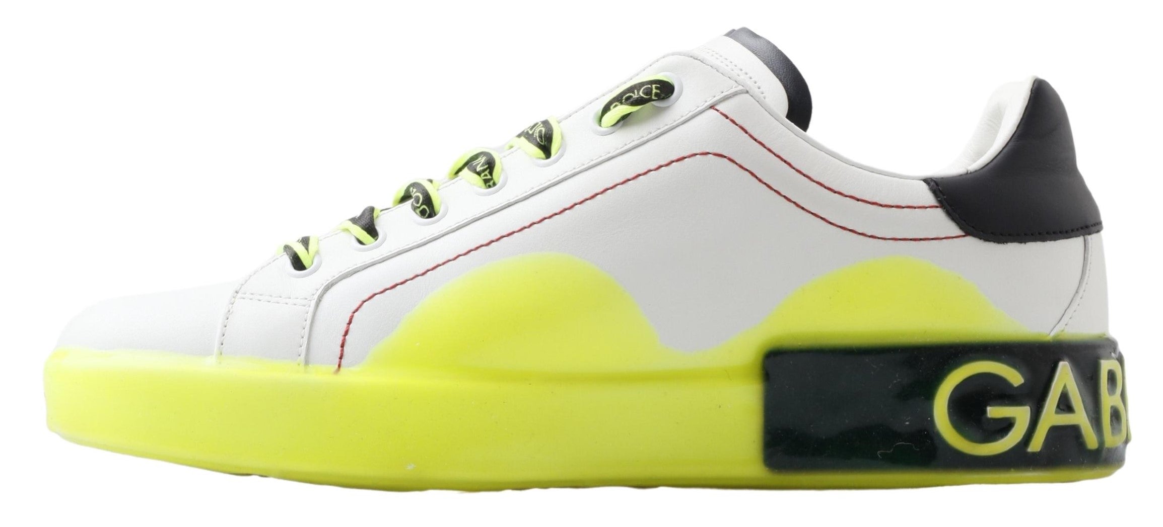 Dolce & Gabbana Sleek Portofino Low Top Leather Sneakers - ACCEXO
