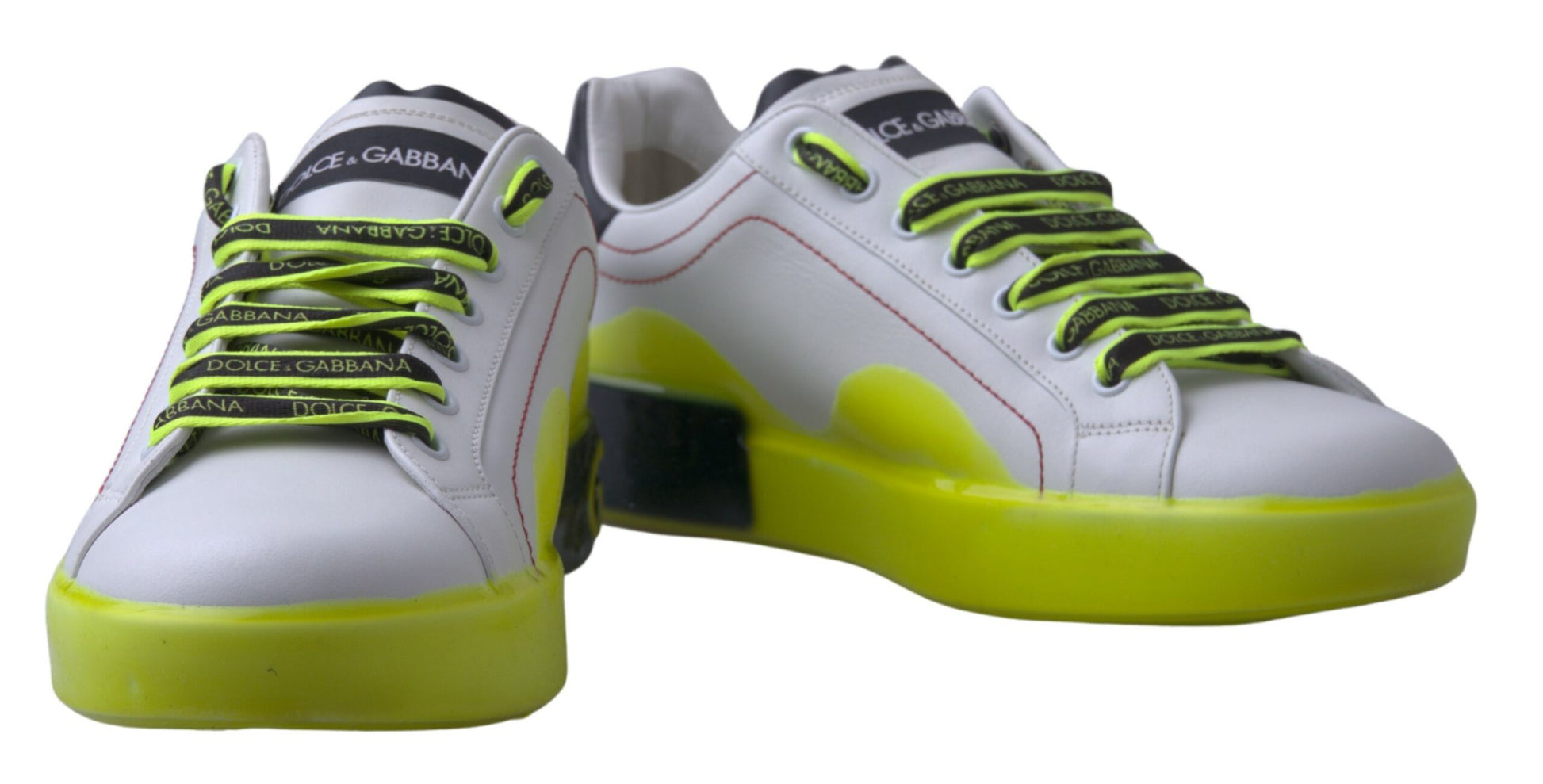 Dolce & Gabbana Sleek Portofino Low Top Leather Sneakers - ACCEXO