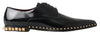 Dolce & Gabbana Elegant Studded Derby Formal Shoes